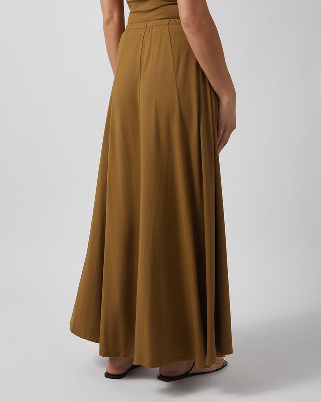 Wakakuu Icons Skirt Modal Maia Toffee M