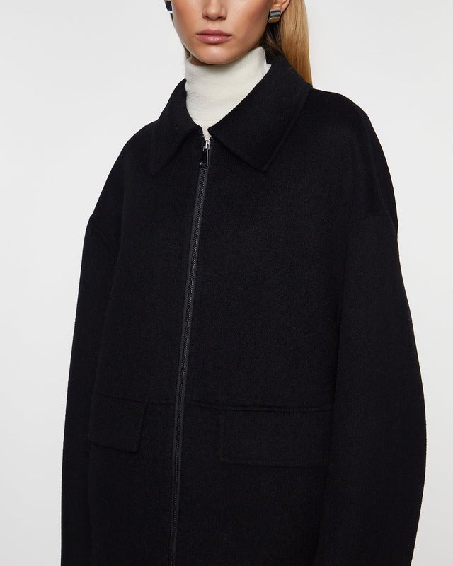 Wakakuu Icons Jacka Logo Wool  Svart XS