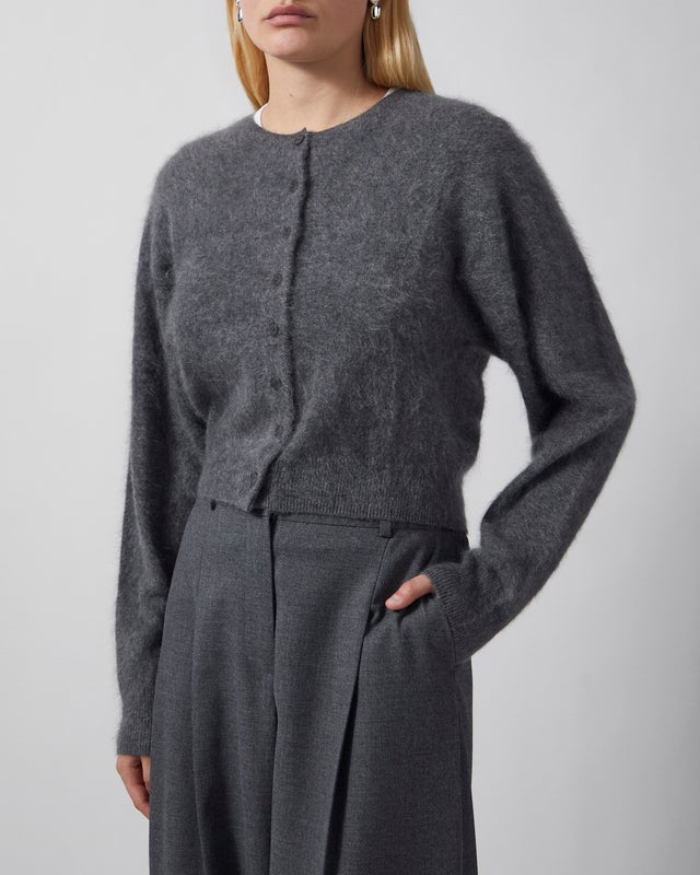 By Malene Birger Cardigan Montana Grey melange S