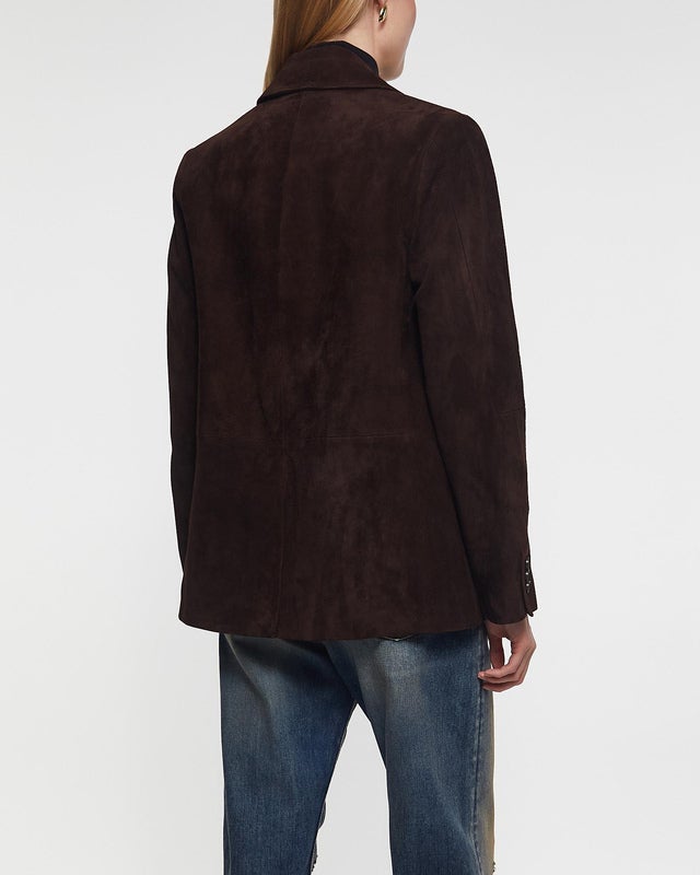Vince Blazer Suede Chocolate US 6 (EUR 38)