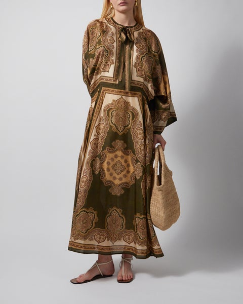 Dress Mahon Tunic Midi Brown  2