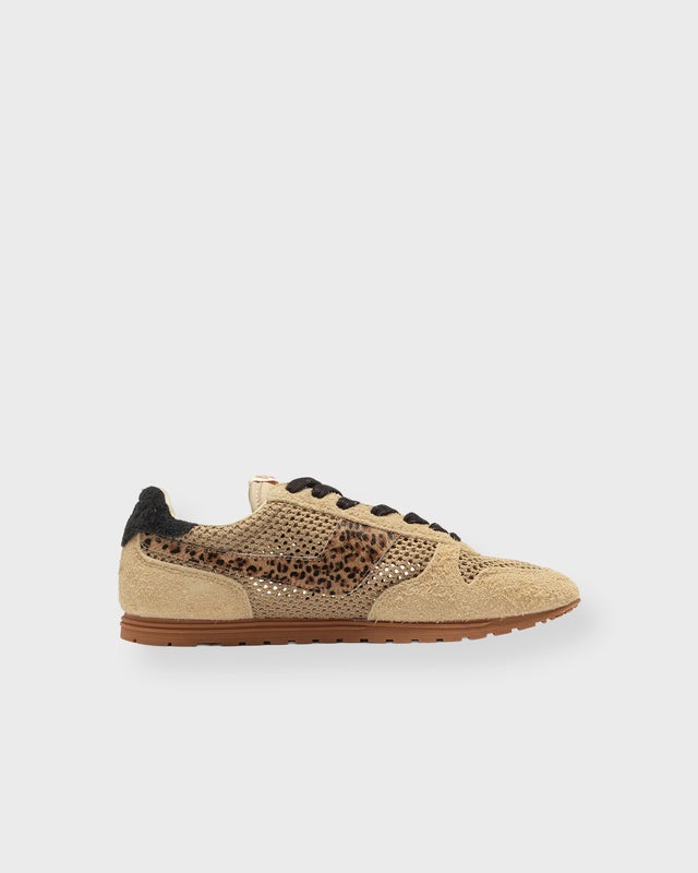 Autry Sneakers Windspin Low Leopard Knit Sand EUR 39