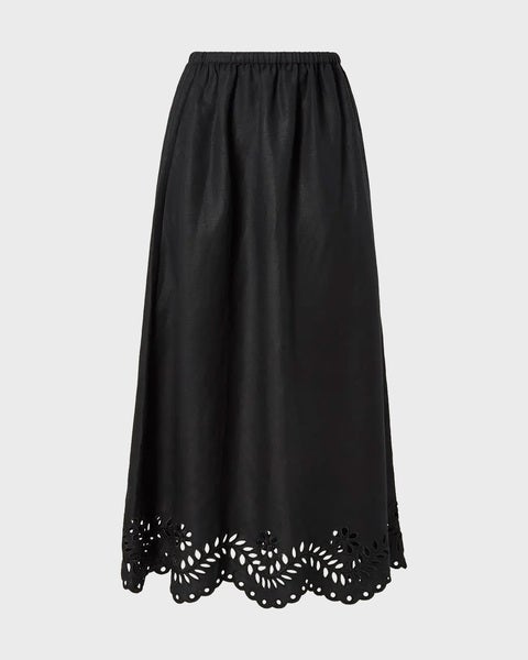Chara Broderie Anglais Maxi Skirt 1