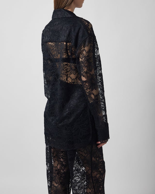 Sportmax Shirt Floral Jersey Black M