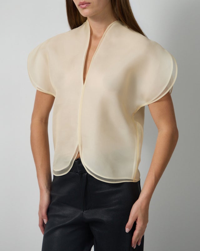 KHAITE Top Briar Champagne US 4 ( EUR 36)