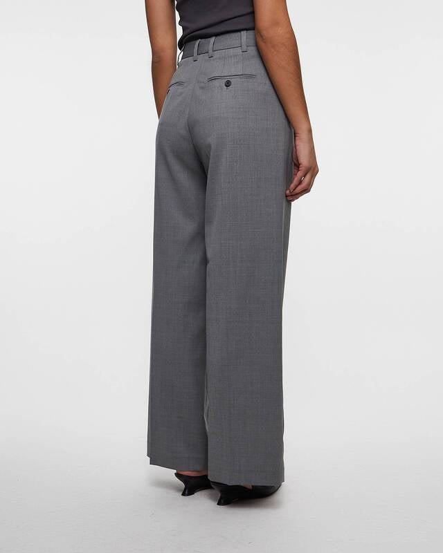 Filippa K Trousers Darcey Wool  Grey melange 34