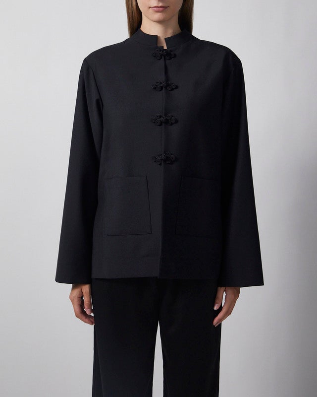 RÓHE Jacket Pankou Closure Black 34