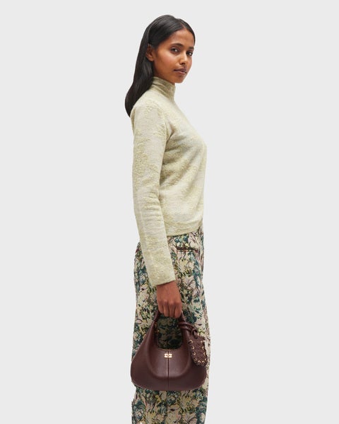 Bag Hobo Mini Grained Brown ONESIZE 2