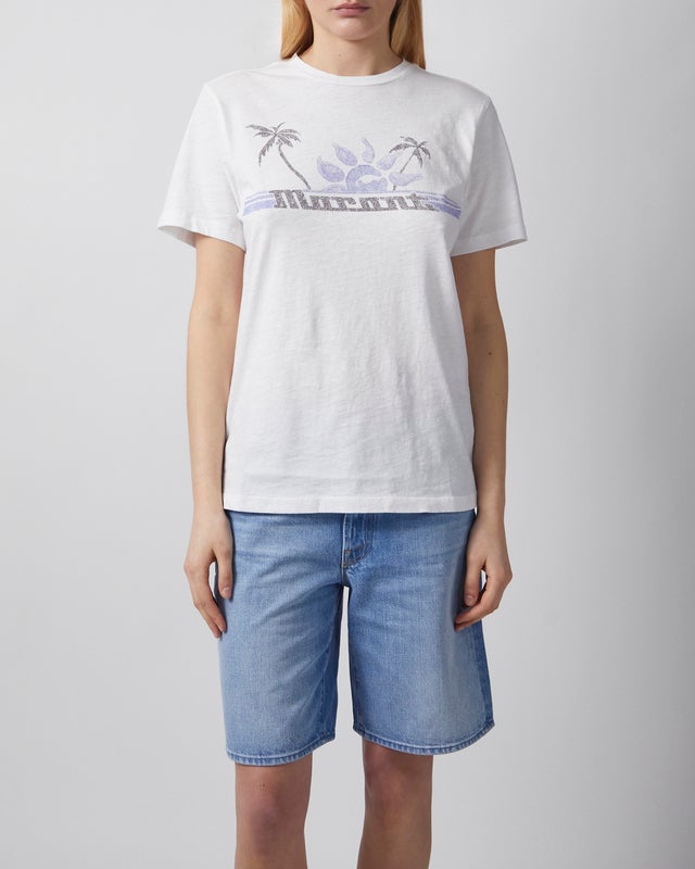 Isabel Marant Étoile T-Shirt Zewel  Vit/blå XS