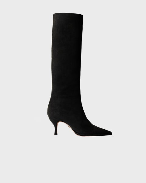 Boots Avenue High Suede Black 1