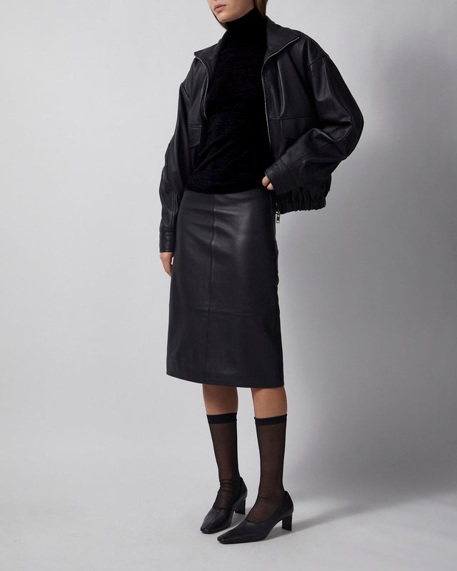 Wakakuu Icons Top Sleevless Merino Turtleneck Black XL