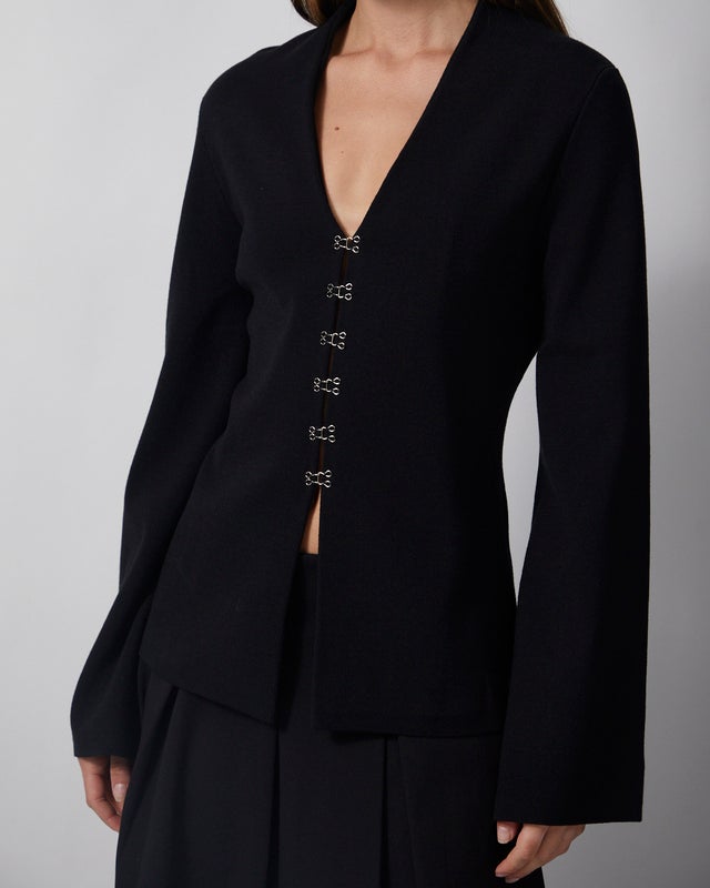 Wakakuu Icons Cardigan Milano Knit Cardigan Black XS