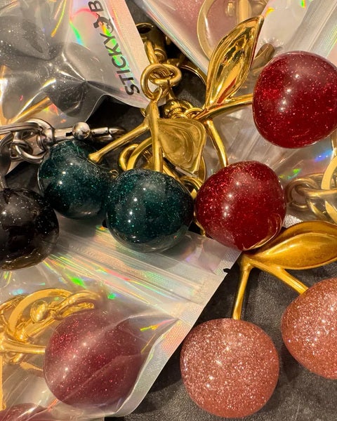 Bag Charm Cherry Svart/silver ONESIZE 2