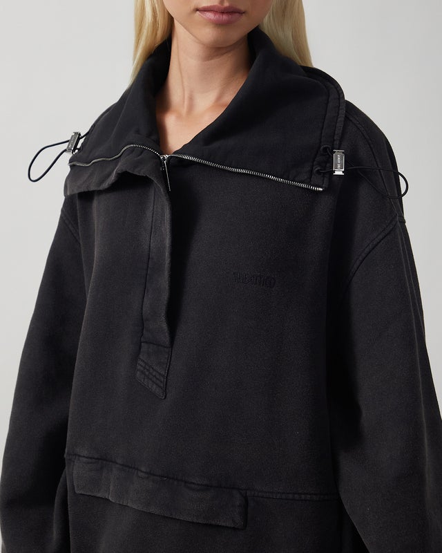 The Attico Jacka Blouson Fleece Faded black IT 38 (EUR 34)
