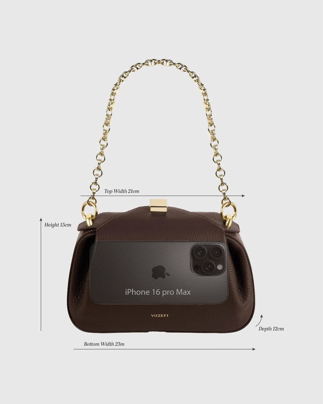 Yuzefi Bag Oyster Clutch Mini Black ONESIZE