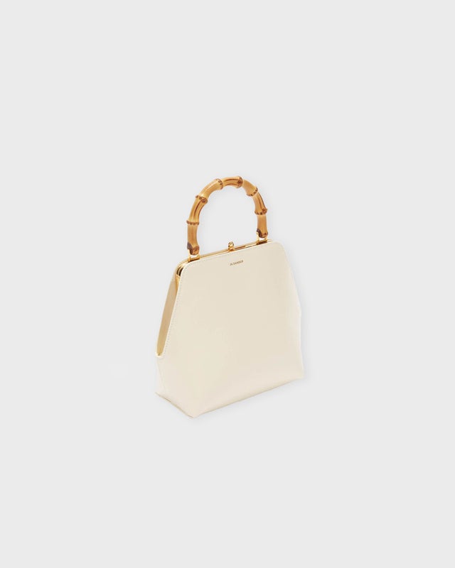 JIL SANDER Bag Goji Bamboo Square  Egg shell ONESIZE