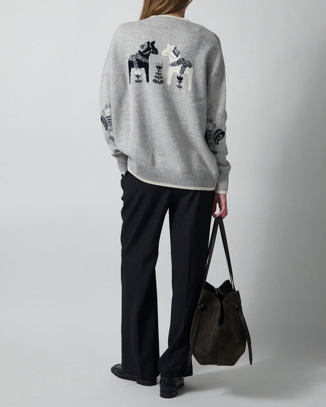 CLOEYS Sweater Sthlm Mono Grey XL-XXL