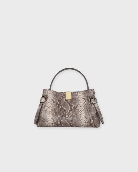 Väska Mini Gyoza Embossed Leather Snake 1