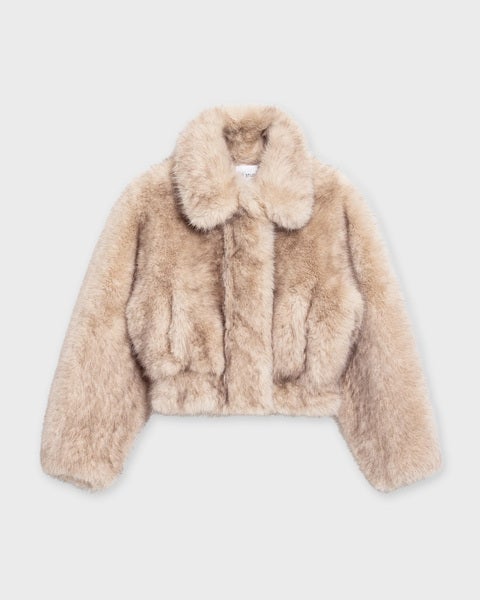 Jacket Lena Faux Fur Natural 1