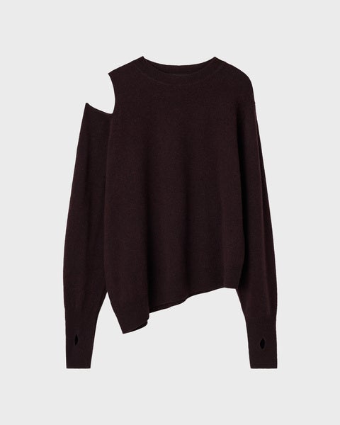 Sweater Knitted Acer Brown 1