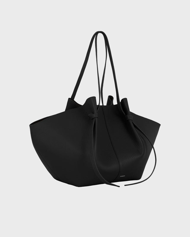 YUZEFI Large Mochi Pebble Grain Bag Black ONESIZE