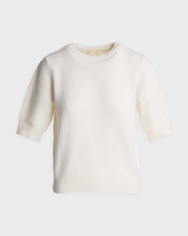 Wakakuu Icons Top London Wool Cashmere Cream S