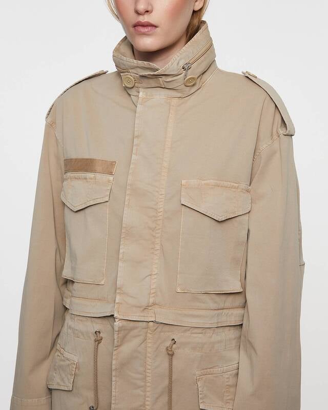 Helmut Lang Jacket Dissected Field Sand XS