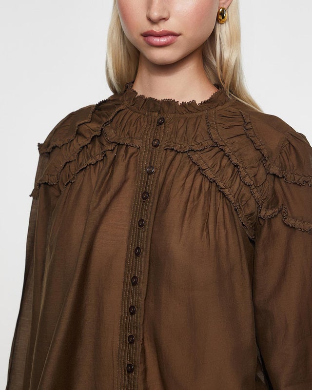 Isabel Marant Étoile Blouse Christa Dark green FR 38 (EUR 36)