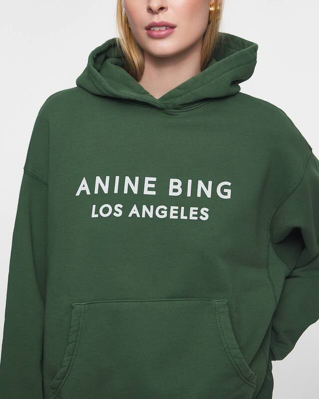 Anine Bing Alto Hoodie Olivgrön M