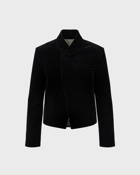 Blazer Turn Velvet Black 1