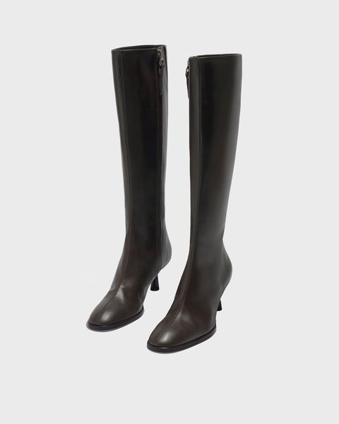 Boots Catherine Calf Leather Moka 2