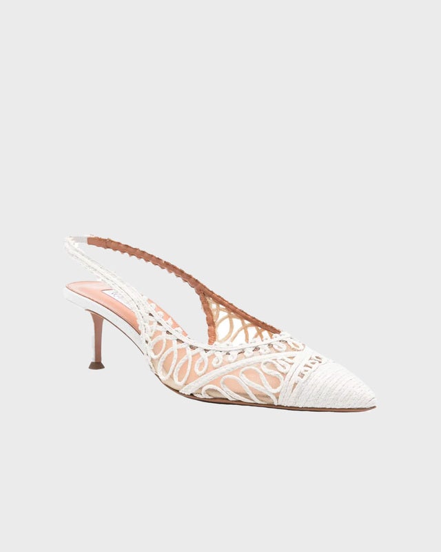 Aquazzura Slingback Kahlo Vit EUR 37