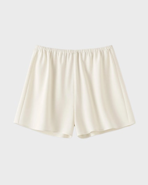 Shorts Bim Crepe  Cream 1