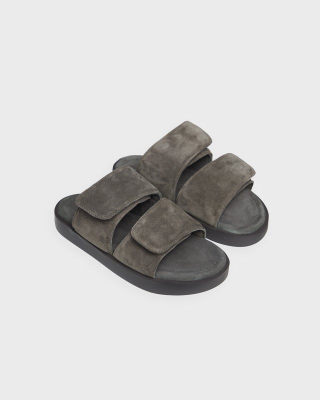 Inuikii Sandals Classic Suede Velcro Taupe EUR 37