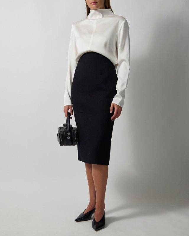 Jil Sander Skirt 153 Black IT 42 (EUR 38)