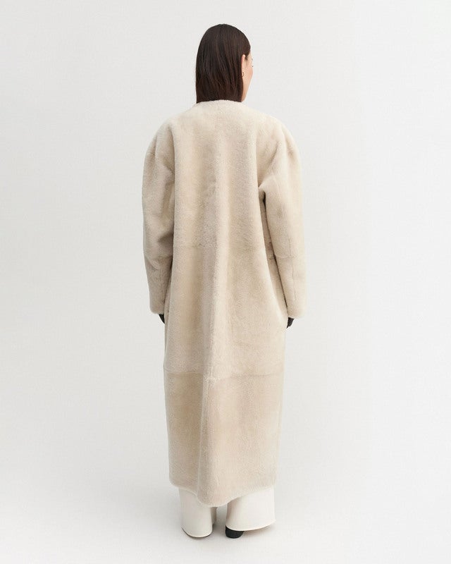 Almada Label Coat Shea Shearling Vanilla S