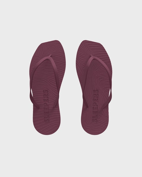 Flip-Flops Tapered Burgundy 2