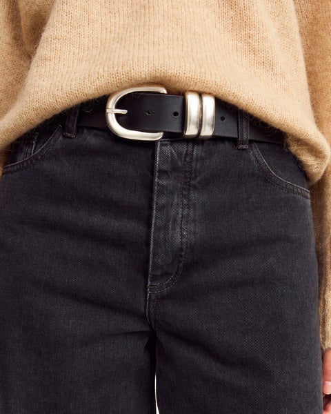 Belt Zoira Leather Black ONESIZE 2