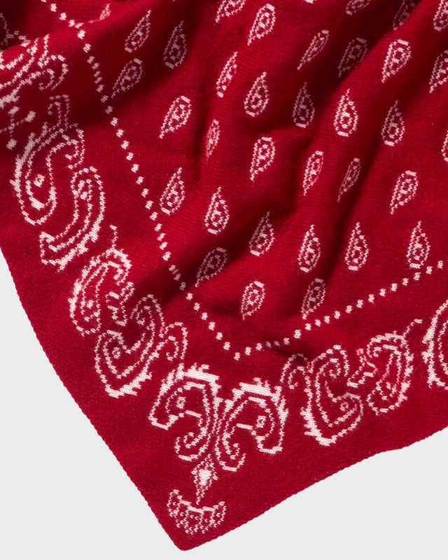 Guest In Residence Cashmere Scarf The Wild Rag Röd/cream ONESIZE