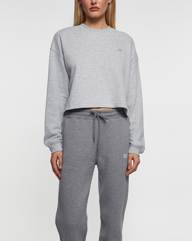 New Balance Sweatshirt Coastal Fleece Crew Grey XL