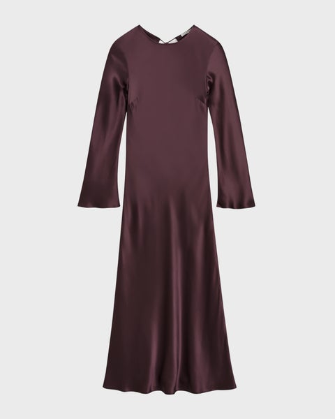 Dress Parisa Aubergine 1