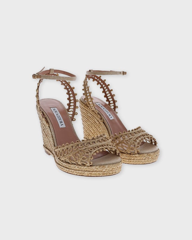 Aquazzura Kilklackar Kahlo Espadrille Sand EUR 38