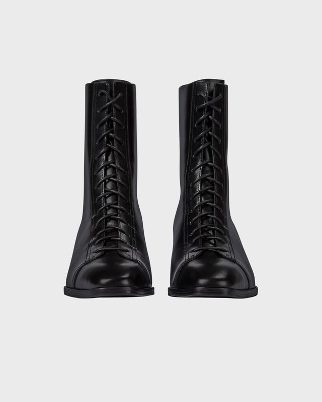 Aeyde Ankle Boot Noel Calf Leather Black EUR 40