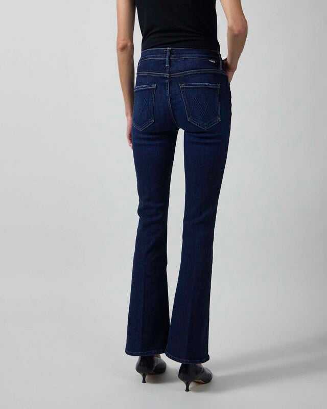 Mother Denim Jeans The Weekender Dark Blue Wash 25