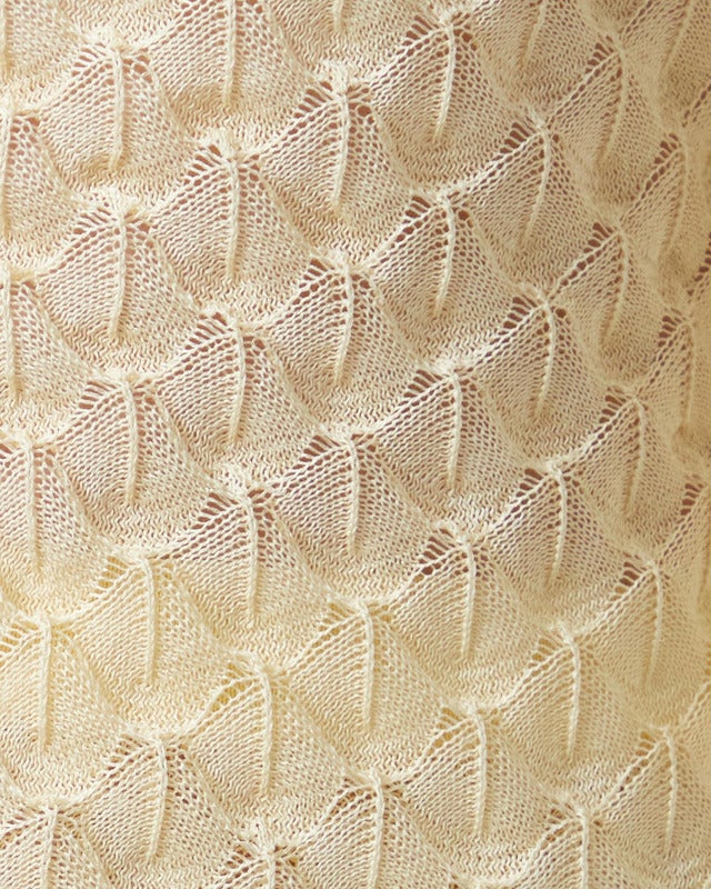 Malina Cardigan Ayla Pointelle Knitted Light Yellow XXS