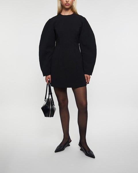 Dress Suiting Flared Mini Black 2