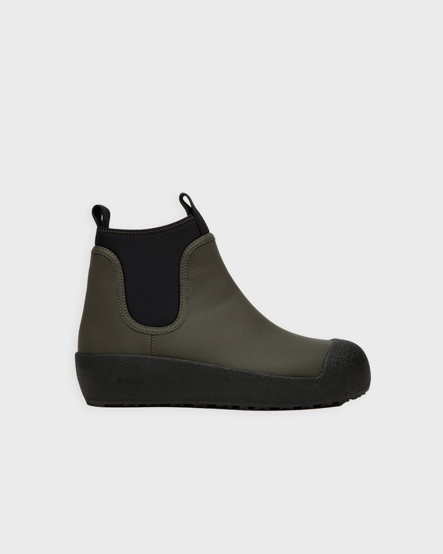 Bally Boots Gadey Calf Rubber Grå/svart EUR 37