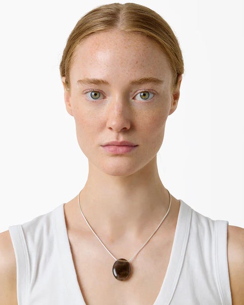 Necklace The Julia  Silver/svart ONESIZE 2