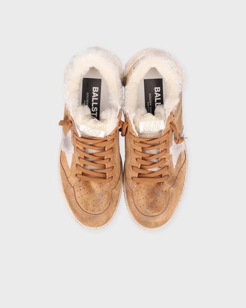 Sneakers Ball Star Suede Upper Shearling Cognac 2