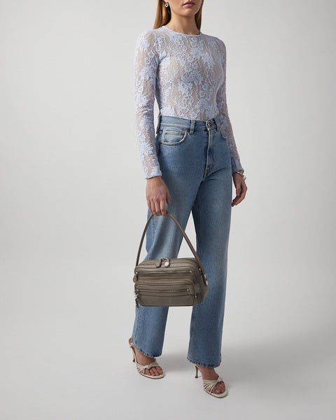 Bodysuit Lace Ljusblå 2